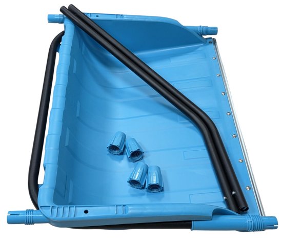 Скрепер для снега Инструм-агро Snowland 78 см пластик/сталь с ручкой