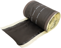 Аэроэлемент конька 230x230x5000 мм 0.2 мм RAL 8017 коричневый