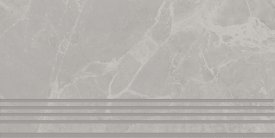 Ступенька с прямыми краями Kerama Marazzi Лоди 29.5x59.5 см керамогранит цвет светло-серый