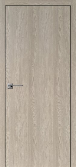 Дверь межкомнатная глухая Ясень 60x200 см Hardflex цвет коричневый с замком