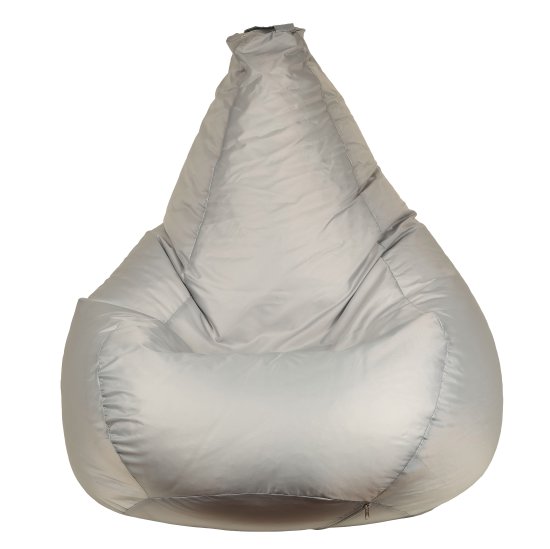 Кресло-мешок Груша 120x80 см полиэстер цвет серый
