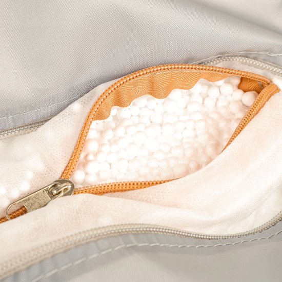 Кресло-мешок Груша 120x80 см полиэстер цвет серый