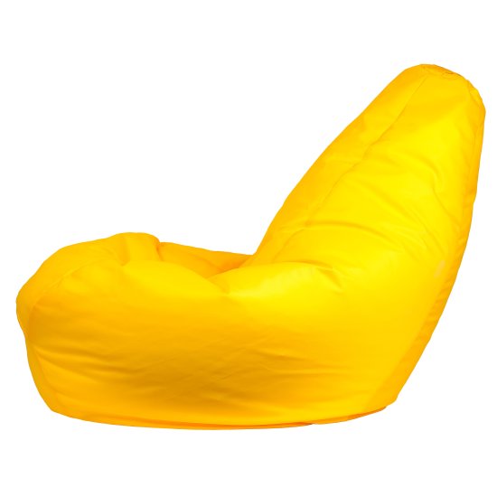 Кресло-мешок Груша 120x80 см полиэстер цвет желтый