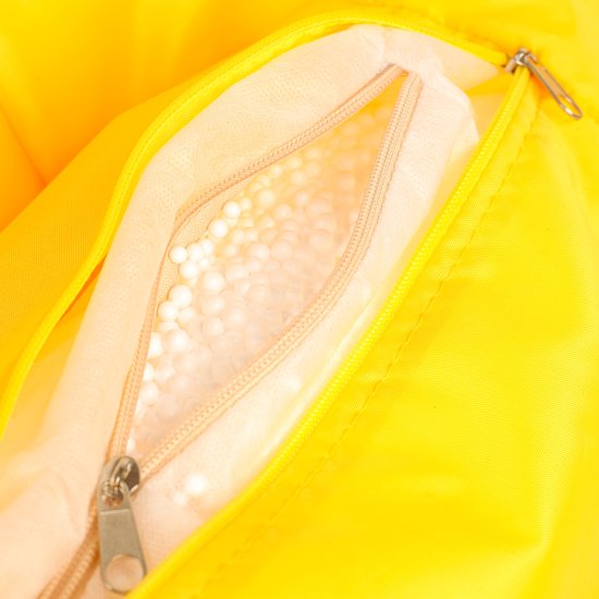 Кресло-мешок Груша 120x80 см полиэстер цвет желтый