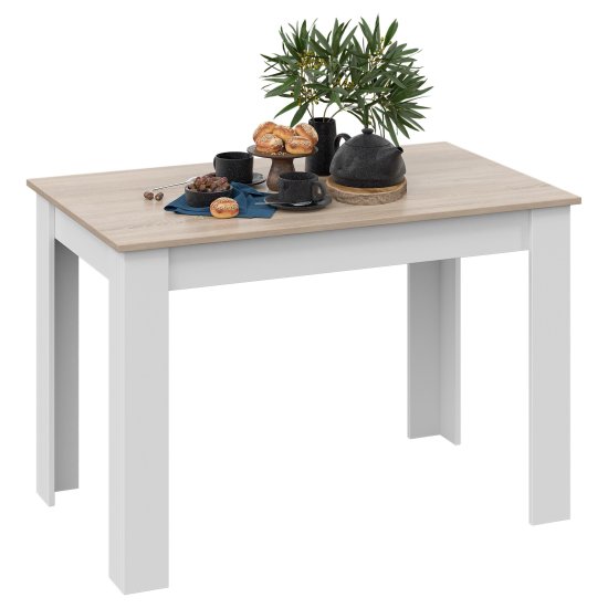 Кухонный стол Трия Промо Т2 110x73.5x110 см прямоугольник ДСП цвет дуб сонома белый