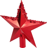 Верхушка на елку «Кремлевская» h19 см красный