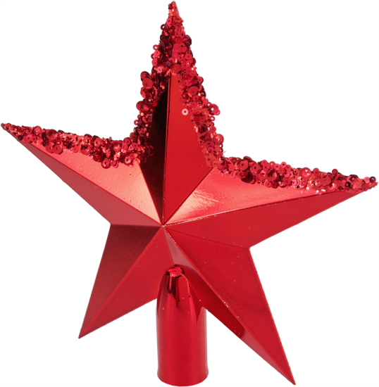 Верхушка на елку «Кремлевская» h19 см красный