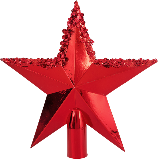 Верхушка на елку «Кремлевская» h19 см красный