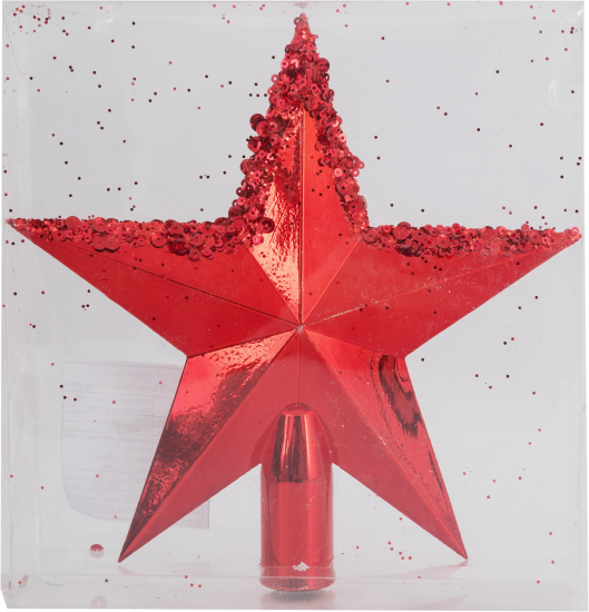 Верхушка на елку «Кремлевская» h19 см красный