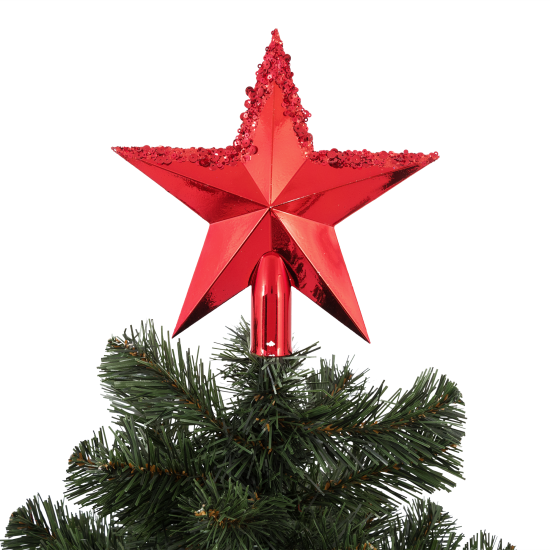 Верхушка на елку «Кремлевская» h19 см красный