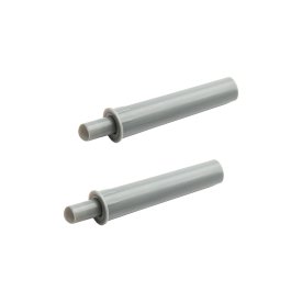 Демпфер врезной 11x62 мм, пластик, цвет серый, 2 шт.