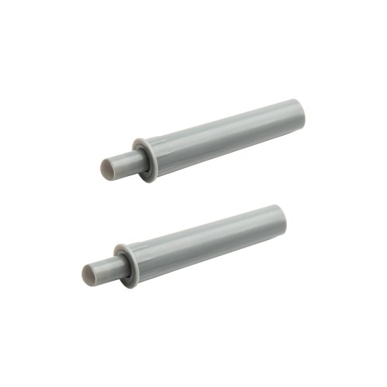 Демпфер врезной 11x62 мм, пластик, цвет серый, 2 шт.