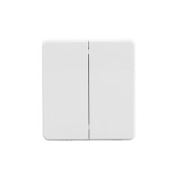 Выключатель проходной встраиваемый Kranz Round 2 клавиши цвет перламутр