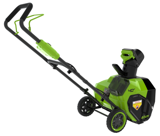 Снегоуборщик аккумуляторный Greenworks 2603607UB 40 см 4 Ач АКБ и ЗУ в комплекте