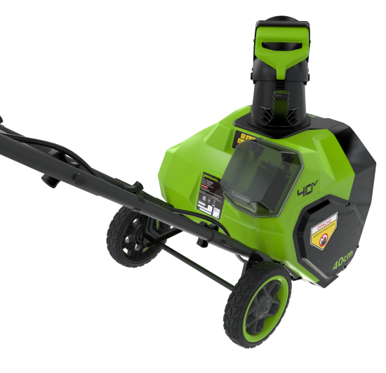 Снегоуборщик аккумуляторный Greenworks 2603607UB 40 см 4 Ач АКБ и ЗУ в комплекте