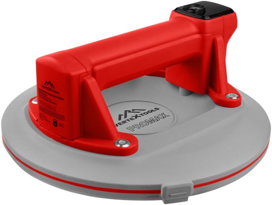 Присоска для плитки и стекла вакуумная аккумуляторная Vertextools 0017-03-03, 12 В Li-ion 2 Ач