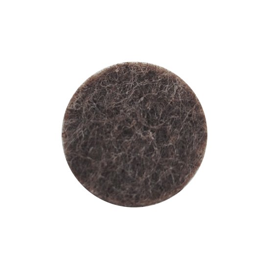 Накладка на мебельные ножки KONSENSA 16 мм круглые фетр цвет коричневый 16 шт.
