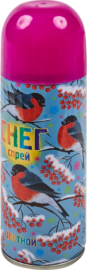 Снег-спрей 250 мл мультицветн