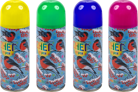Снег-спрей 250 мл мультицветн
