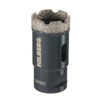 Коронка алмазная Hilberg Super Hard по керамограниту d30 мм для УШМ (HH630)