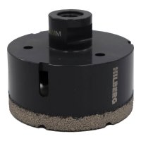 Коронка алмазная по керамограниту 80 мм Hilberg Super Hard (HH680)