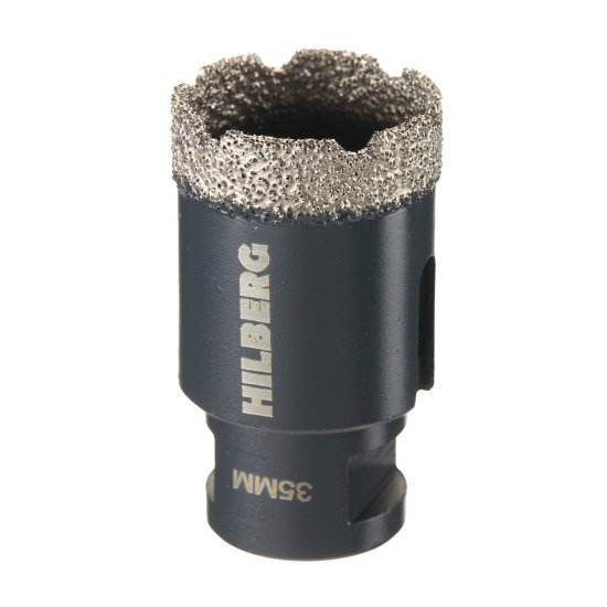 Коронка алмазная Hilberg Super Hard по керамограниту d35 мм для УШМ (HH635)