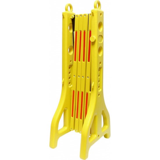 Переносной раздвижной барьер ТЕХНОЛОГИЯ «желтая гармошка»