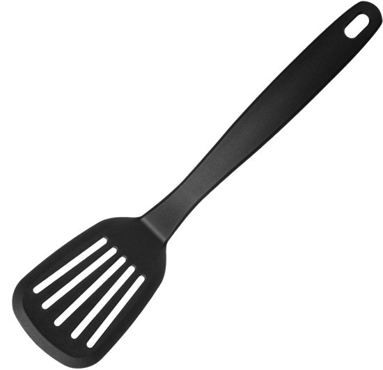 Лопатка кухонная KONSENSA пластик цвет черный 3 шт.