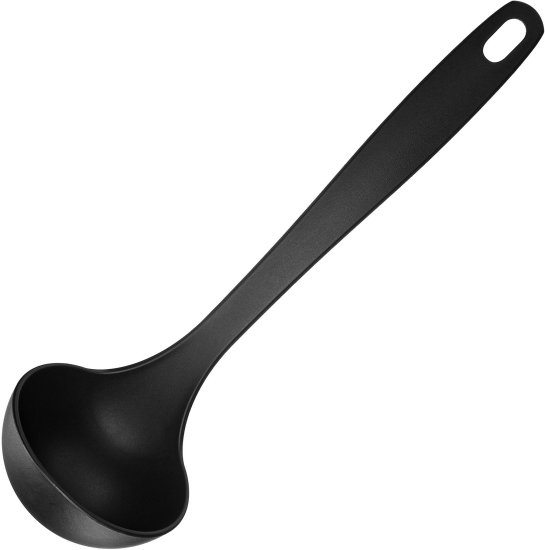 Лопатка кухонная KONSENSA пластик цвет черный 3 шт.