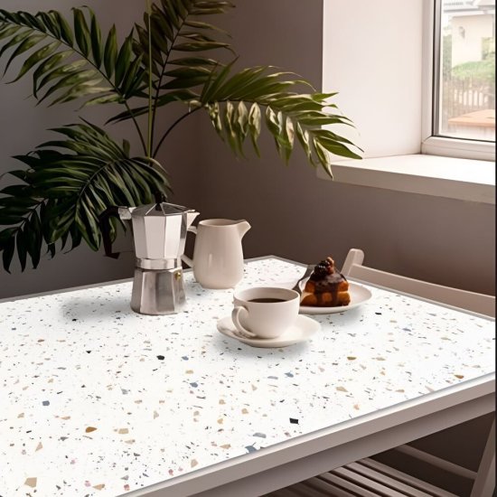 Скатерть ПВХ 60х90 см Азурит разноцветная