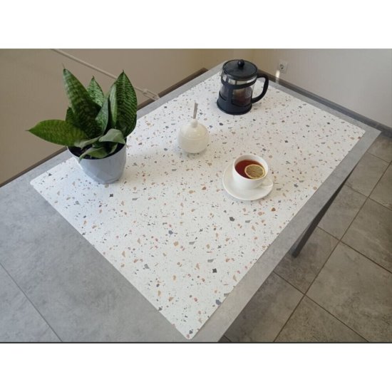 Скатерть ПВХ 60х90 см Азурит разноцветная