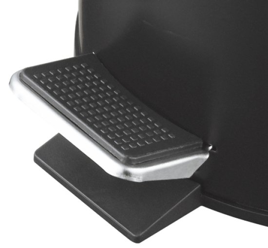 Контейнер для мусора для ванной KONSENSA Терни 3 л сталь цвет черный