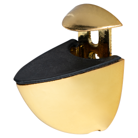 Полкодержатель Пеликан 40x22x40 мм ЦАМ цвет золото