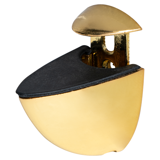 Полкодержатель Пеликан 40x22x40 мм ЦАМ цвет золото