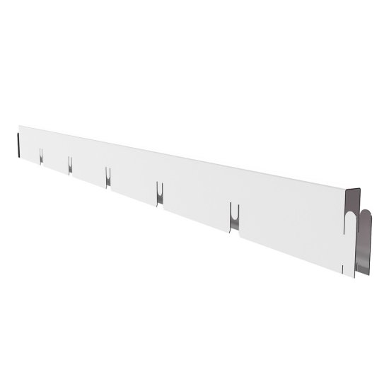 Элемент для потолка грильято Grand Line 100х100х40х10 мм «мама» 0,6 м белый Al