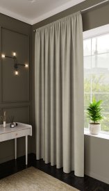 Штора на ленте Senso 200x280 см цвет бежевый