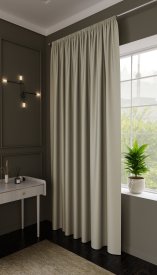 Штора на ленте Блейк 200x280 см цвет бежевый