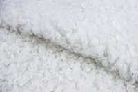 Ткань мебельная Alaska Snow искусственный мех 140 см цвет белый