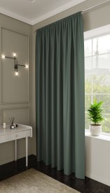 Штора на ленте Dora 200x280 см цвет зеленый