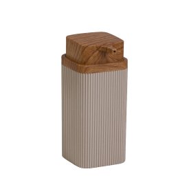 Дозатор для мыла Fixsen Fog Latte настольный пластик бежевый (FX-471-1)