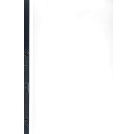 Дверь межкомнатная глухая ПТА 50В 80x200 см полипропилен цвет аляска с замком и петлями