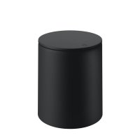 Ведро для мусора Ambient Flux с крышкой 5 л полипропилен черное