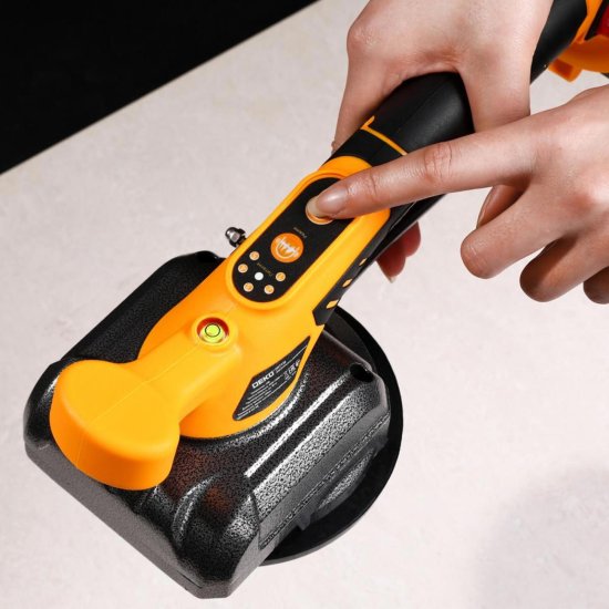 Виброприсоска аккумуляторная Deko DKTT20, 18 В Li-ion 2.5 Ач 80 кг