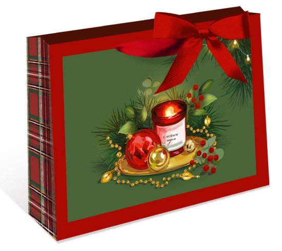 Подарочный пакет Арт и дизайн делюкс 18x23 см в ассортименте