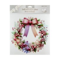 Наклейка декоративная для окна 30x30 см