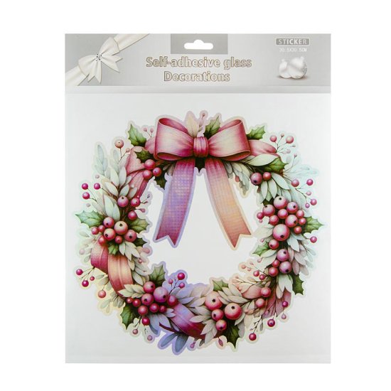 Наклейка декоративная для окна 30x30 см