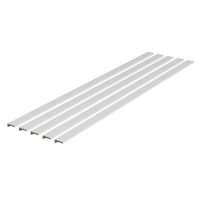 Наличник телескопический 2400x70x10 мм эмаль цвет белый (5 шт.)