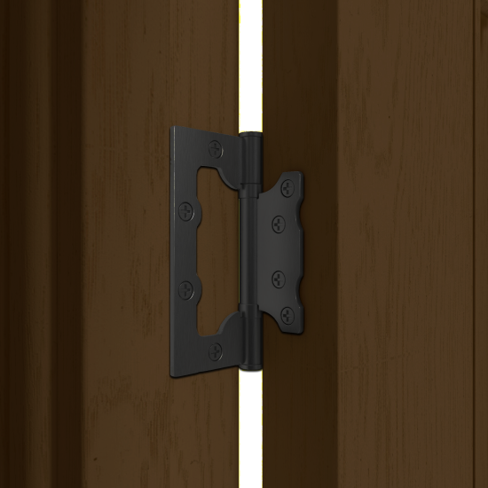 Дверь межкомнатная глухая Синди-3 80x200 см шпон цвет орех с замком и петлями