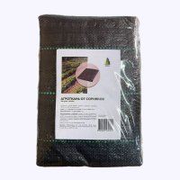 Агроткань от сорняков 100 г/м² 1.6x10 м черный полипропилен