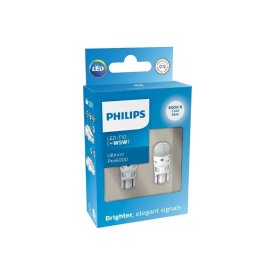Автолампа PHILIPS T10W, W2.1х9.5d